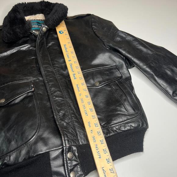 Vintage A-2 Cooper Leather Flight Jacket – Men’s Size 42 – Made in USA - Picture 4 of 13